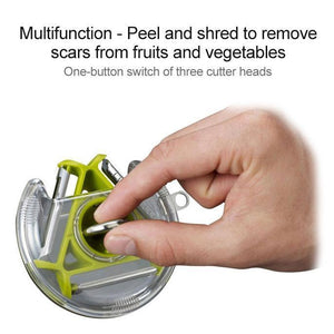 Multifunktionaler 3-In-1-Obstschäler Aus Rostfreiem Stahl